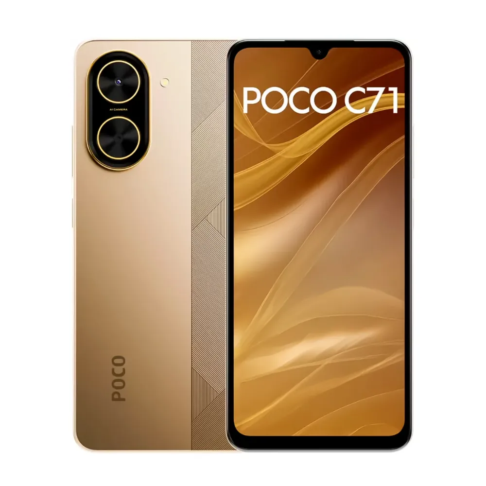 POCO C71 4G 4GB RAM 64GB Dourado